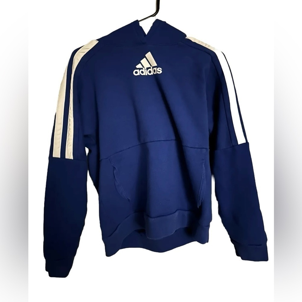 Adidas boy blue hoodie